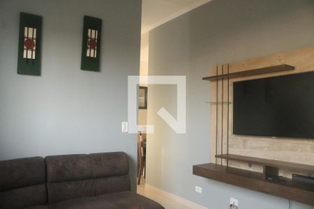 Sala de casa de condomínio para alugar com 3 quartos, 71m² em Ocian, Praia Grande