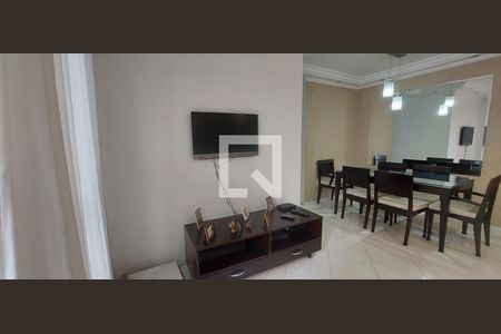 Sala de apartamento para alugar com 2 quartos, 59m² em Vila Valparaiso, Santo André