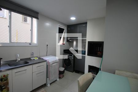 Cozinha e Área de Serviço de apartamento para alugar com 2 quartos, 48m² em Olaria, Canoas