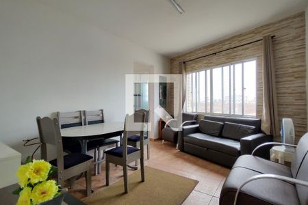 Sala de apartamento para alugar com 1 quarto, 43m² em Jardim Imperador, Praia Grande