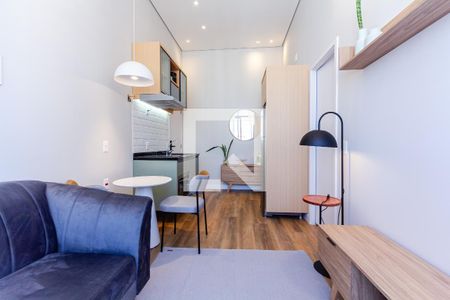 Sala/Cozinha de apartamento para alugar com 1 quarto, 36m² em Moema, São Paulo