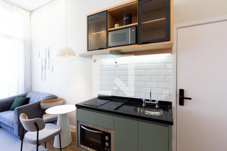Sala/Cozinha de apartamento para alugar com 1 quarto, 36m² em Moema, São Paulo