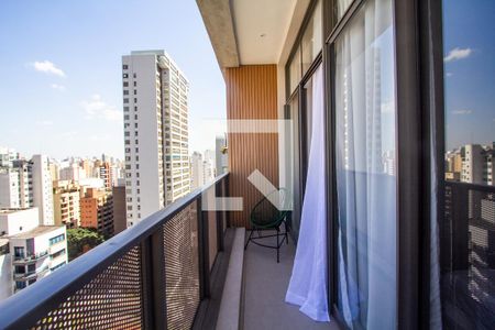Varanda de apartamento para alugar com 1 quarto, 36m² em Moema, São Paulo