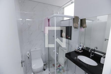 Banheiro Social de apartamento à venda com 3 quartos, 89m² em Tirol (barreiro), Contagem