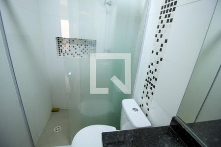 Banheiro de kitnet/studio para alugar com 1 quarto, 45m² em Vila Regente Feijó, São Paulo
