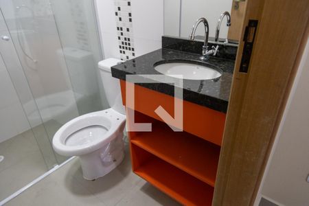 Studio para alugar com 45m², 1 quarto e sem vaga Studio para alugar com 45m², 1 quarto e sem vagaBanheiro