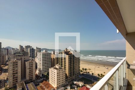 Varanda da Sala de apartamento para alugar com 2 quartos, 79m² em Aviação, Praia Grande