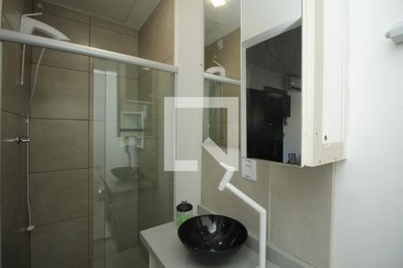 Banheiro - torneira de kitnet/studio para alugar com 1 quarto, 35m² em Niterói, Canoas