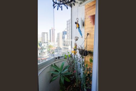 Varanda da Sala de apartamento à venda com 2 quartos, 63m² em Santo Agostinho, Belo Horizonte