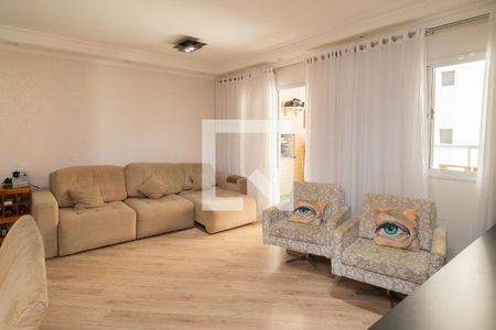 Sala de apartamento à venda com 3 quartos, 102m² em Baeta Neves, São Bernardo do Campo