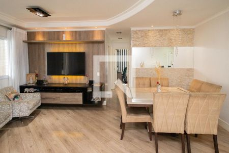 Sala de apartamento à venda com 3 quartos, 102m² em Baeta Neves, São Bernardo do Campo