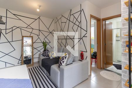 Sala de apartamento para alugar com 2 quartos, 45m² em Jardim das Industrias, São José dos Campos