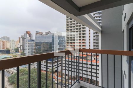 Varanda  de apartamento para alugar com 1 quarto, 29m² em Brooklin Paulista, São Paulo