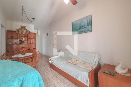 Sala de apartamento para alugar com 1 quarto, 55m² em Centro, Guarujá