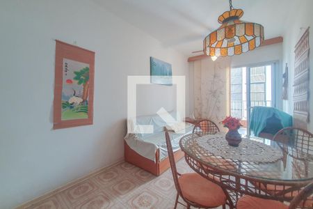 Sala de apartamento para alugar com 1 quarto, 55m² em Centro, Guarujá