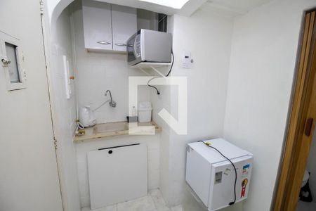 Cozinha de kitnet/studio para alugar com 1 quarto, 26m² em Centro, Rio de Janeiro