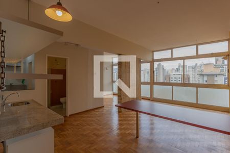 Sala de apartamento para alugar com 1 quarto, 59m² em Funcionários, Belo Horizonte