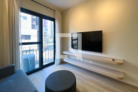 Sala de apartamento para alugar com 1 quarto, 45m² em Itaim Bibi, São Paulo
