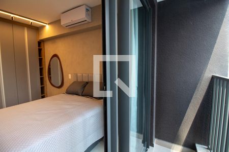 Varanda de kitnet/studio à venda com 1 quarto, 25m² em Brooklin Paulista, São Paulo