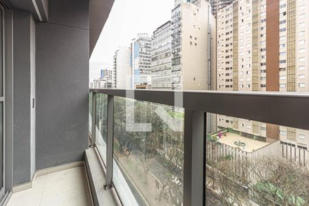 Varanda de kitnet/studio para alugar com 1 quarto, 22m² em Consolação, São Paulo