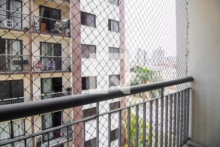 Varanda da Sala de apartamento para alugar com 3 quartos, 60m² em Vila Araguaia, São Paulo