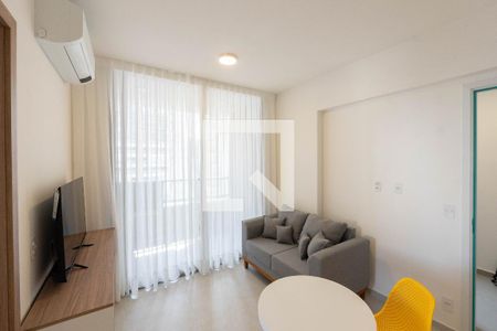 Sala/Cozinha de apartamento para alugar com 1 quarto, 34m² em Consolação, São Paulo