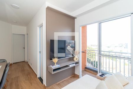 Sala de apartamento para alugar com 2 quartos, 38m² em Chácara Seis de Outubro, São Paulo