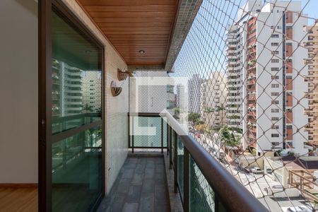 Varanda da Sala de apartamento à venda com 4 quartos, 180m² em Aclimação, São Paulo