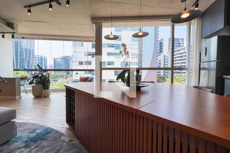 Apartamento à venda com 62m², 1 quarto e 2 vagasSala