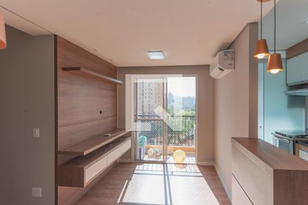 Sala de apartamento à venda com 2 quartos, 57m² em Vila Satúrnia, Campinas