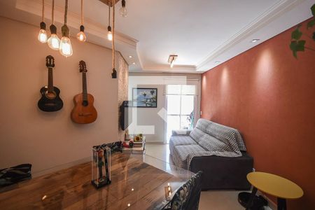 Sala de apartamento para alugar com 2 quartos, 52m² em Parque Taboão, Taboão da Serra
