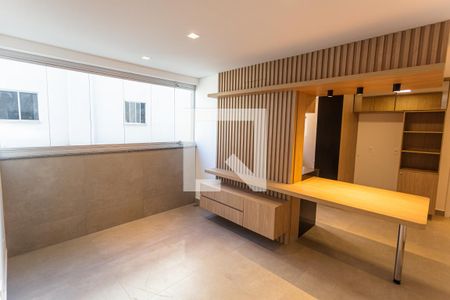 Sala de apartamento para alugar com 2 quartos, 58m² em Funcionários, Belo Horizonte