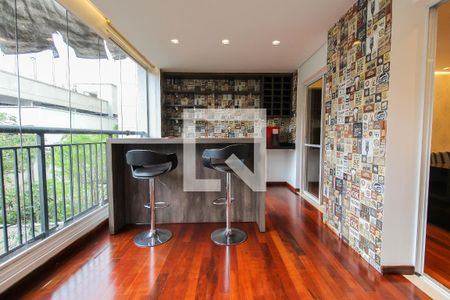 Varanda da Sala de apartamento à venda com 3 quartos, 95m² em Catumbi, São Paulo