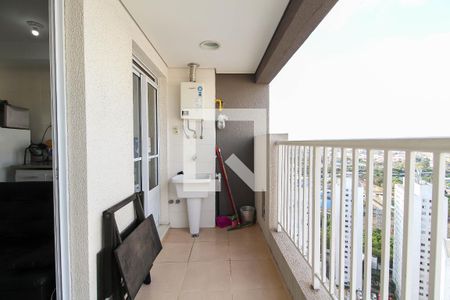 Varanda da Sala de apartamento para alugar com 1 quarto, 38m² em Belenzinho, São Paulo