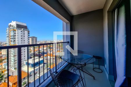 varanda de kitnet/studio para alugar com 1 quarto, 25m² em Vila Mariana, São Paulo