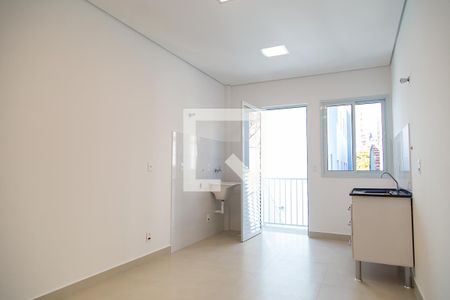 Sala/Cozinha de apartamento para alugar com 1 quarto, 32m² em Chácara Inglesa, São Paulo