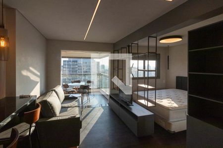 Sala de apartamento à venda com 1 quarto, 50m² em Pinheiros, São Paulo