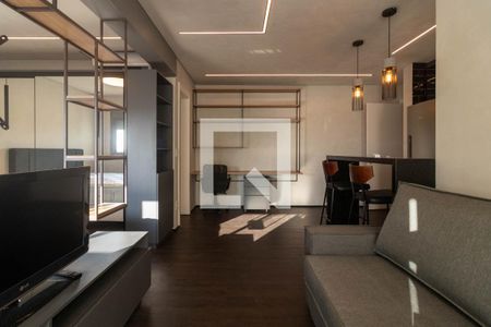 Sala de apartamento à venda com 1 quarto, 50m² em Pinheiros, São Paulo