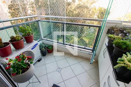 Varanda da Sala de apartamento à venda com 2 quartos, 51m² em Vila Andrade, São Paulo