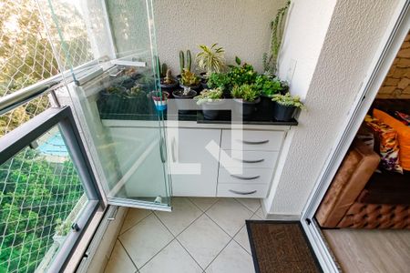 Varanda da Sala de apartamento à venda com 2 quartos, 51m² em Vila Andrade, São Paulo