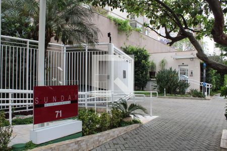 Apartamento à venda com 62m², 2 quartos e 1 vagaFachada e portaria