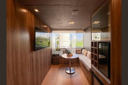 Sala  de apartamento à venda com 2 quartos, 55m² em Cidade Monções, São Paulo