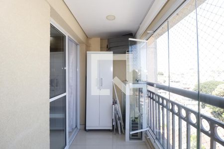 Varanda da Sala de apartamento para alugar com 2 quartos, 56m² em Vila Santa Maria, São Paulo