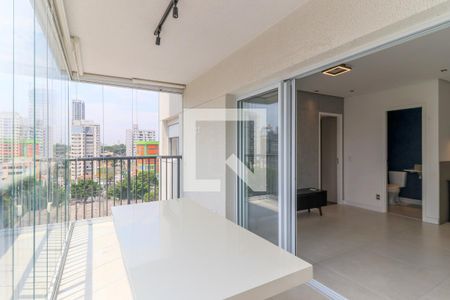 Varanda de apartamento à venda com 1 quarto, 65m² em Vila Cordeiro, São Paulo