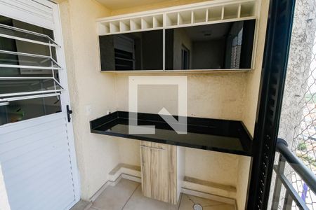 Varanda gourmet de apartamento à venda com 2 quartos, 62m² em Chácara Agrindus, Taboão da Serra
