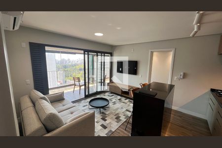 Sala de apartamento para alugar com 2 quartos, 70m² em Pinheiros, São Paulo