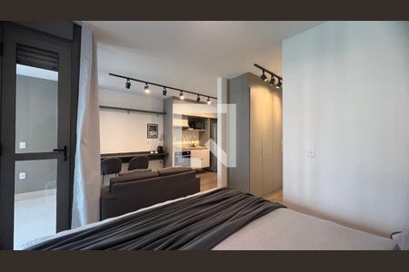 Sala de kitnet/studio para alugar com 1 quarto, 44m² em Paraíso, São Paulo
