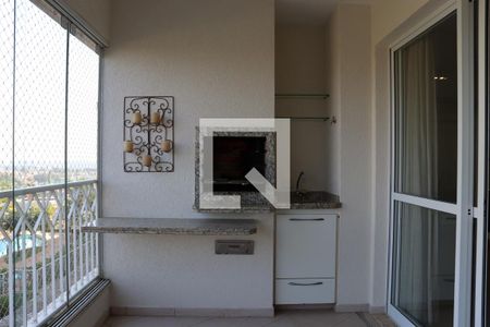 Varanda da Sala de apartamento para alugar com 4 quartos, 134m² em Loteamento Residencial Vila Bella, Campinas