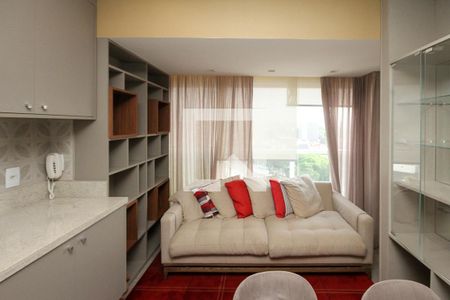 Sala e Cozinha de apartamento para alugar com 1 quarto, 32m² em Vila Prudente, São Paulo