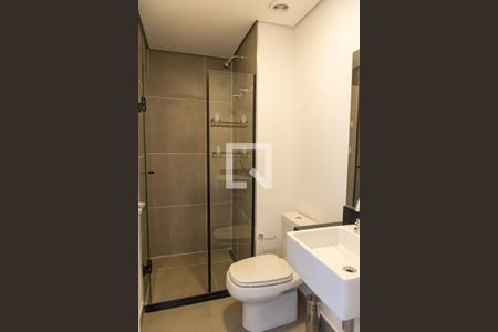 Banheiro de kitnet/studio para alugar com 1 quarto, 20m² em Vila Mariana, São Paulo